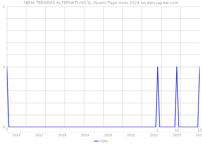 NEHA TERAPIAS ALTERNATIVAS SL (Spain) Page visits 2024 