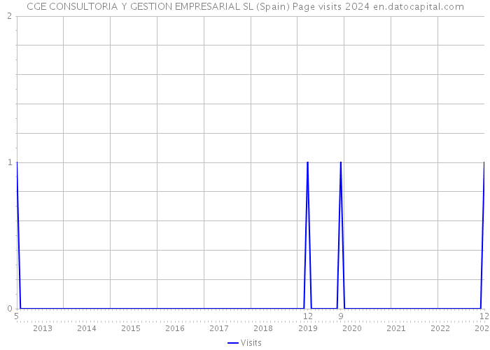 CGE CONSULTORIA Y GESTION EMPRESARIAL SL (Spain) Page visits 2024 