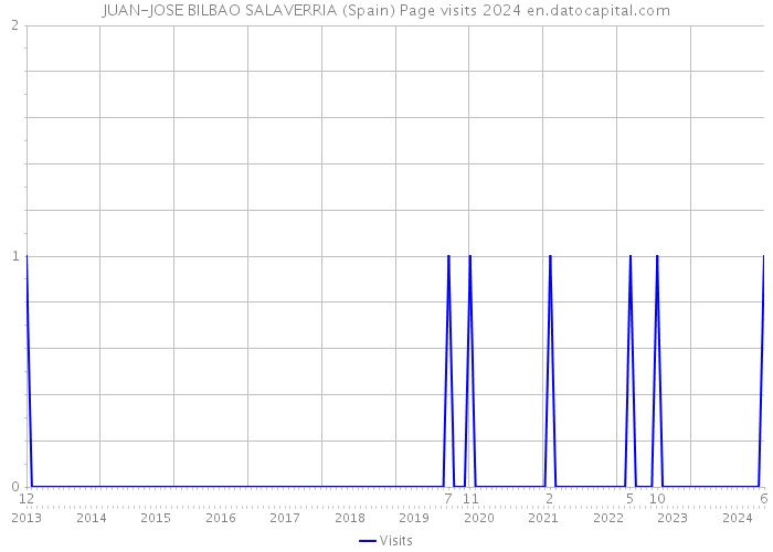 JUAN-JOSE BILBAO SALAVERRIA (Spain) Page visits 2024 
