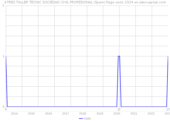 ATRES TALLER TECNIC SOCIEDAD CIVIL PROFESIONAL (Spain) Page visits 2024 