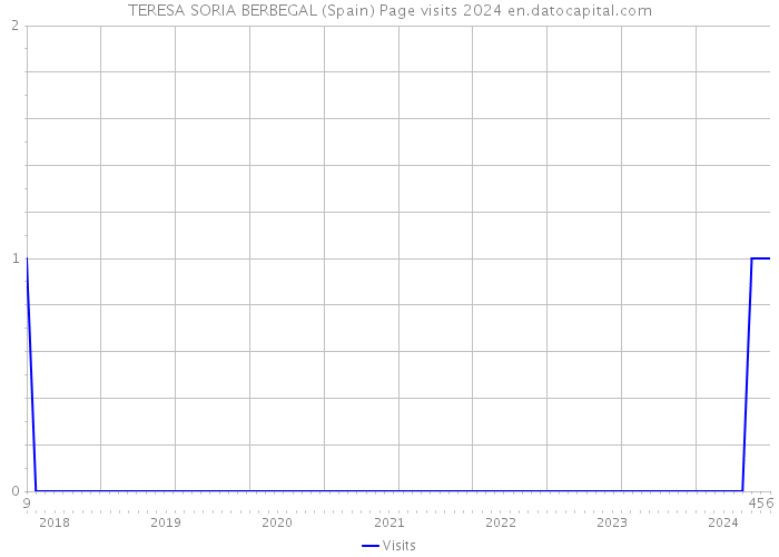 TERESA SORIA BERBEGAL (Spain) Page visits 2024 