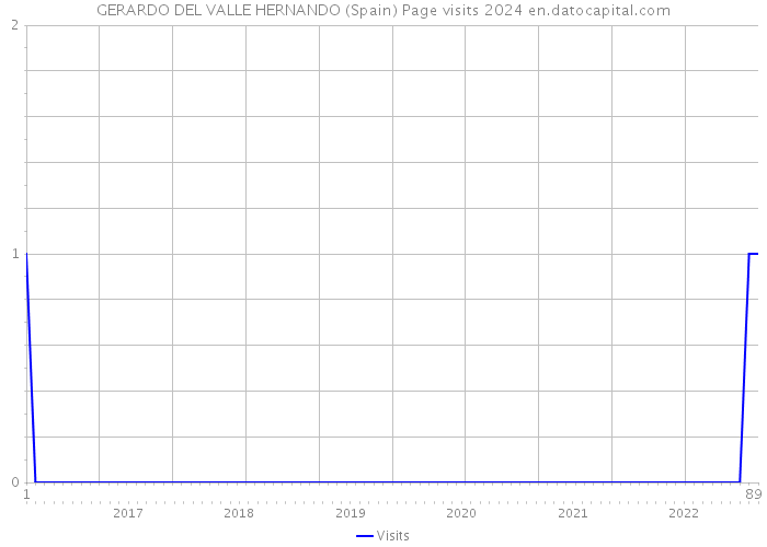 GERARDO DEL VALLE HERNANDO (Spain) Page visits 2024 