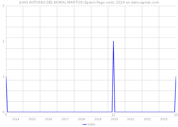 JUAN ANTONIO DEL MORAL MARTOS (Spain) Page visits 2024 