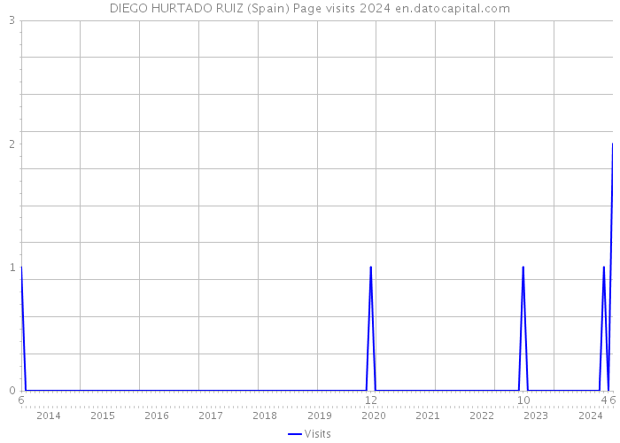 DIEGO HURTADO RUIZ (Spain) Page visits 2024 