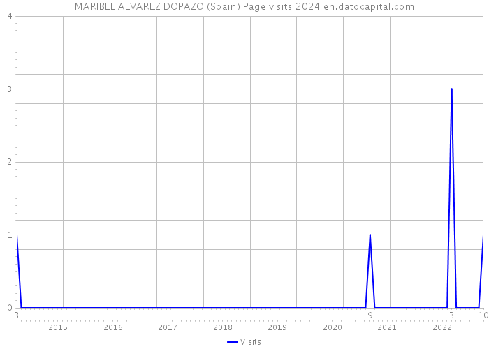 MARIBEL ALVAREZ DOPAZO (Spain) Page visits 2024 