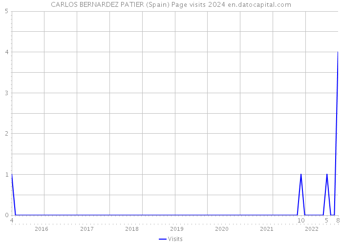 CARLOS BERNARDEZ PATIER (Spain) Page visits 2024 