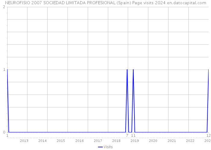 NEUROFISIO 2007 SOCIEDAD LIMITADA PROFESIONAL (Spain) Page visits 2024 