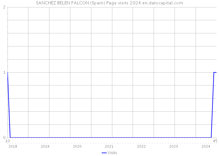 SANCHEZ BELEN FALCON (Spain) Page visits 2024 