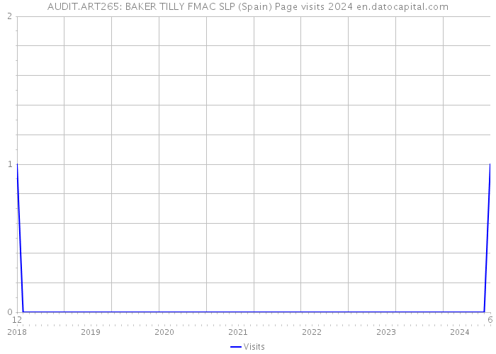 AUDIT.ART265: BAKER TILLY FMAC SLP (Spain) Page visits 2024 