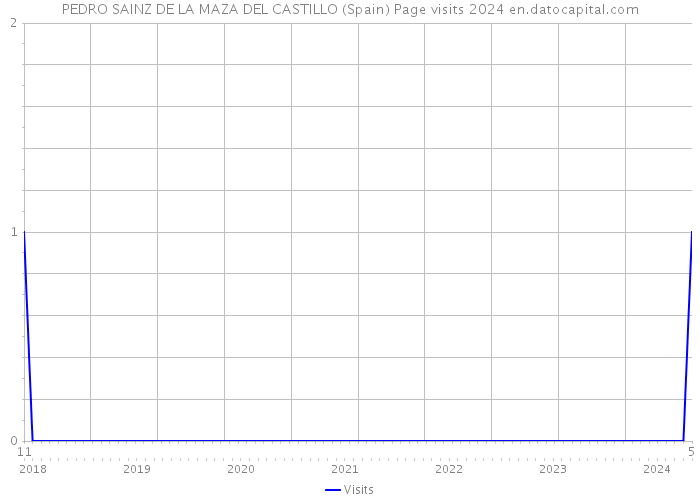 PEDRO SAINZ DE LA MAZA DEL CASTILLO (Spain) Page visits 2024 