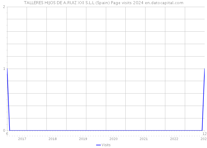 TALLERES HIJOS DE A.RUIZ XXI S.L.L (Spain) Page visits 2024 