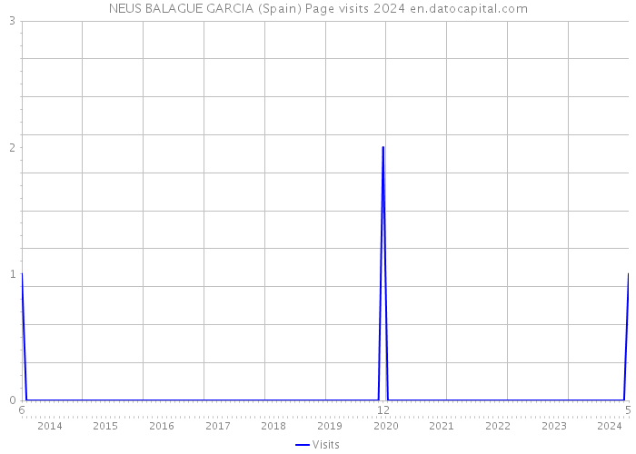 NEUS BALAGUE GARCIA (Spain) Page visits 2024 