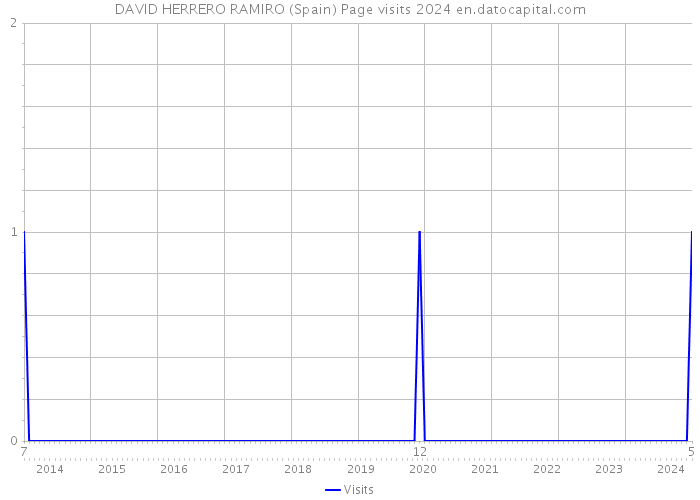 DAVID HERRERO RAMIRO (Spain) Page visits 2024 