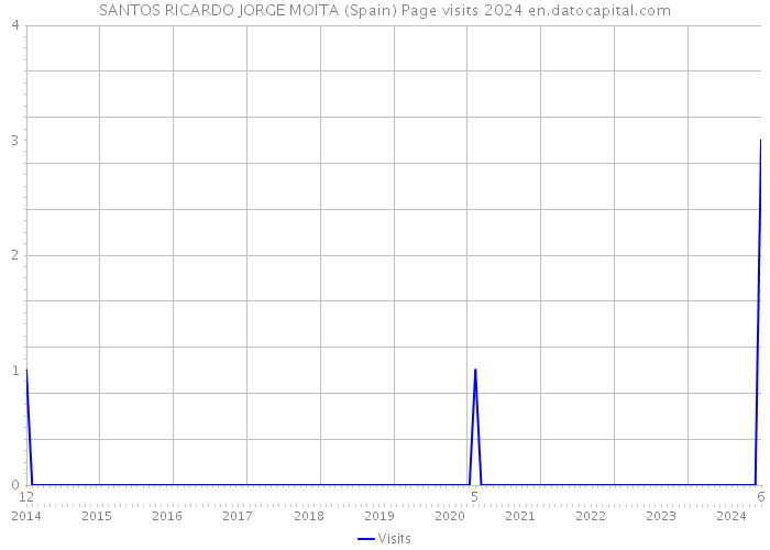 SANTOS RICARDO JORGE MOITA (Spain) Page visits 2024 