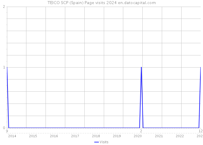TEICO SCP (Spain) Page visits 2024 