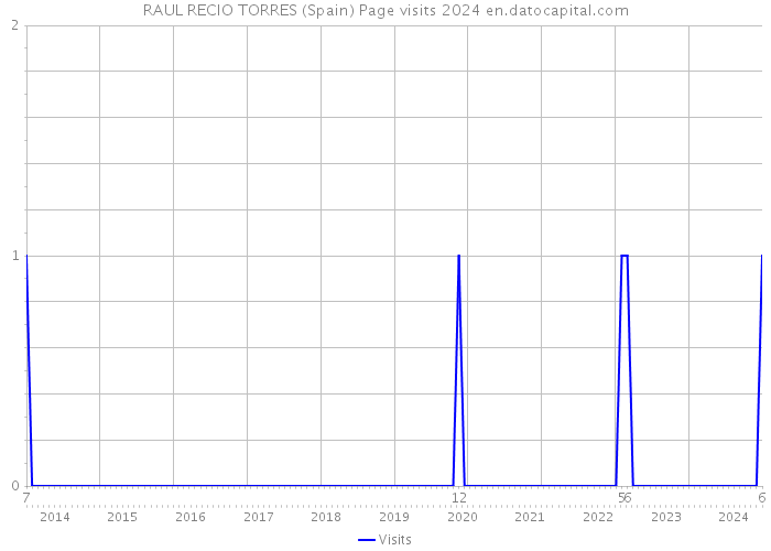 RAUL RECIO TORRES (Spain) Page visits 2024 