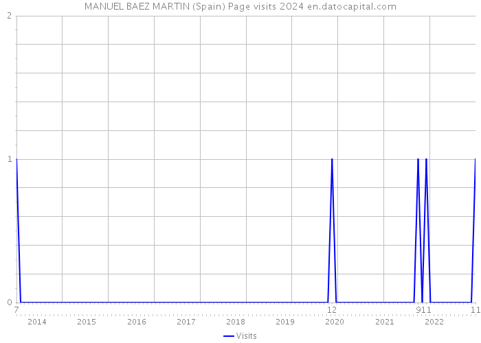MANUEL BAEZ MARTIN (Spain) Page visits 2024 