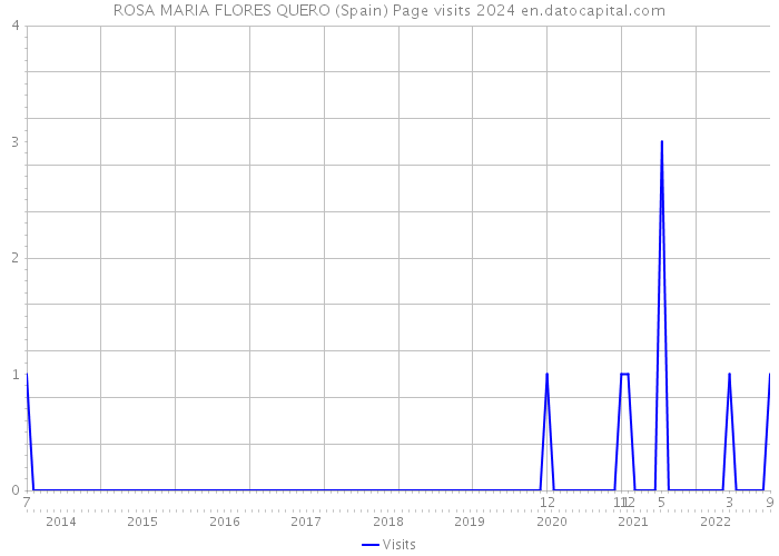 ROSA MARIA FLORES QUERO (Spain) Page visits 2024 