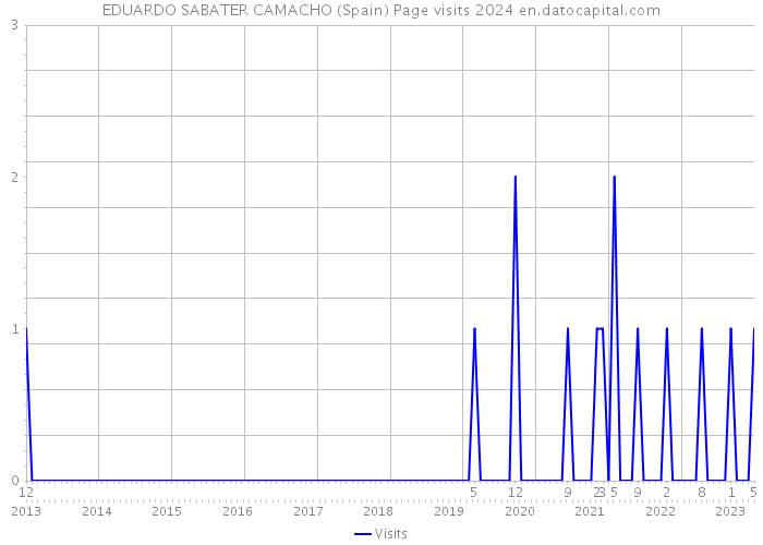 EDUARDO SABATER CAMACHO (Spain) Page visits 2024 