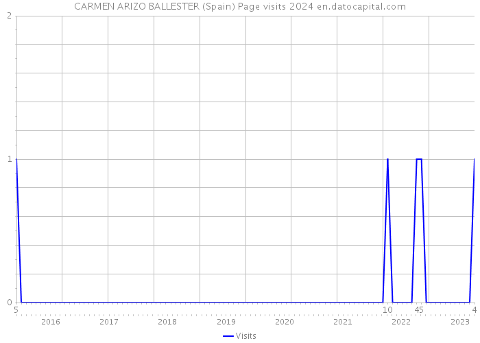 CARMEN ARIZO BALLESTER (Spain) Page visits 2024 