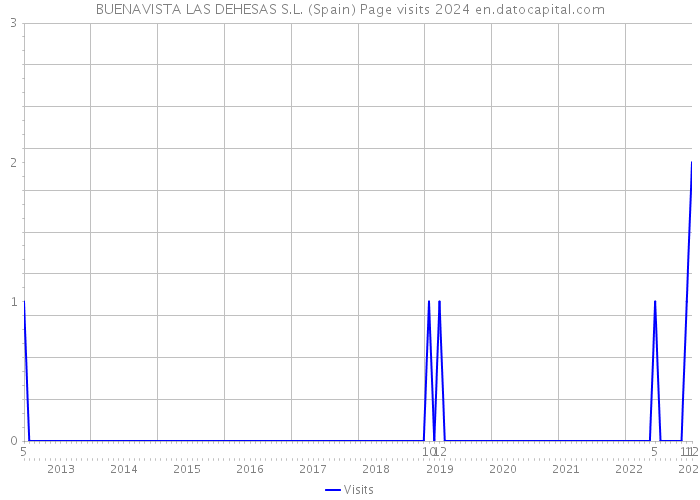 BUENAVISTA LAS DEHESAS S.L. (Spain) Page visits 2024 