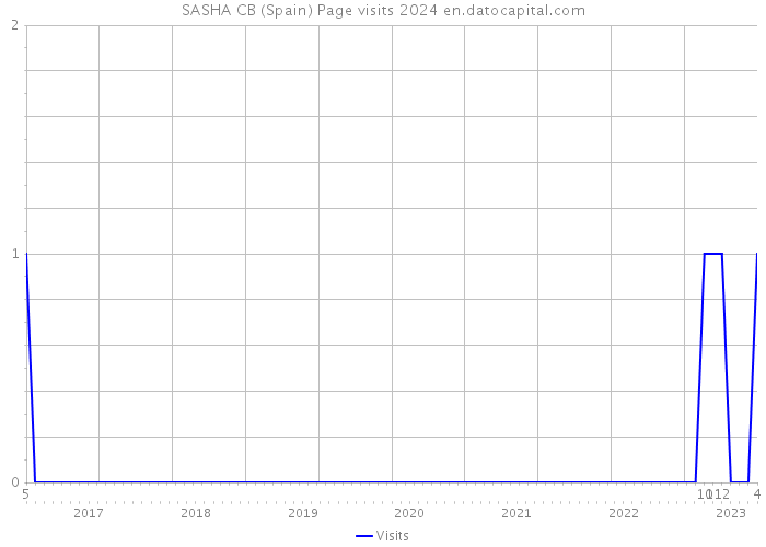 SASHA CB (Spain) Page visits 2024 