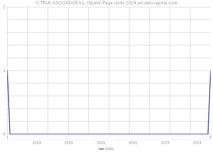 G TRUK ASOCIADOS S.L. (Spain) Page visits 2024 