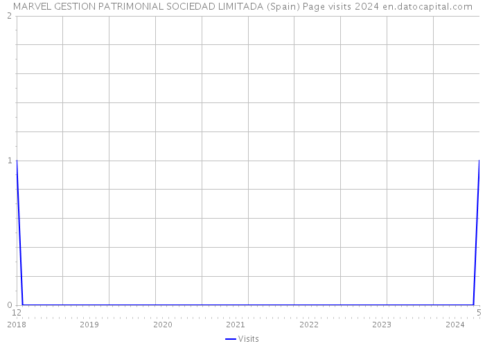 MARVEL GESTION PATRIMONIAL SOCIEDAD LIMITADA (Spain) Page visits 2024 