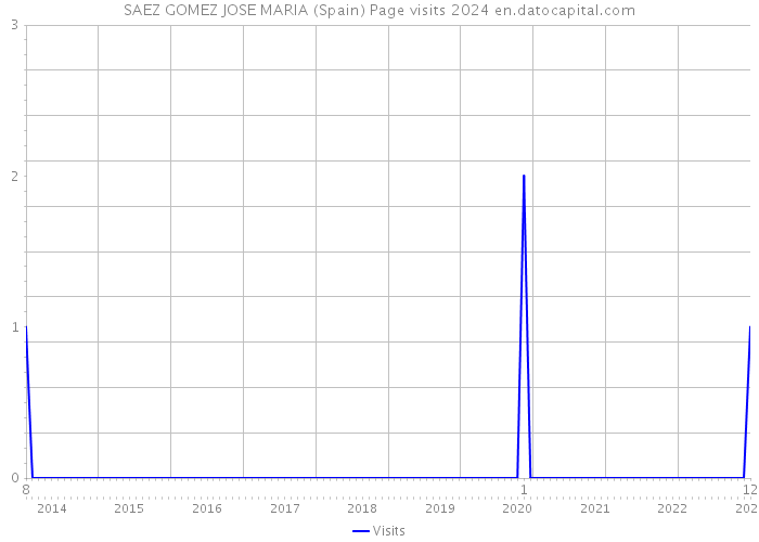 SAEZ GOMEZ JOSE MARIA (Spain) Page visits 2024 