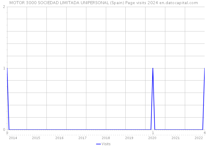 MOTOR 3000 SOCIEDAD LIMITADA UNIPERSONAL (Spain) Page visits 2024 