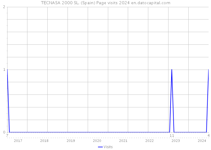 TECNASA 2000 SL. (Spain) Page visits 2024 