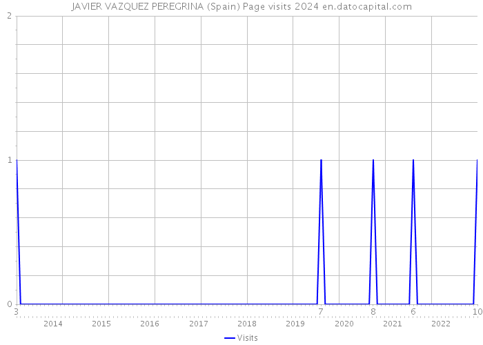 JAVIER VAZQUEZ PEREGRINA (Spain) Page visits 2024 
