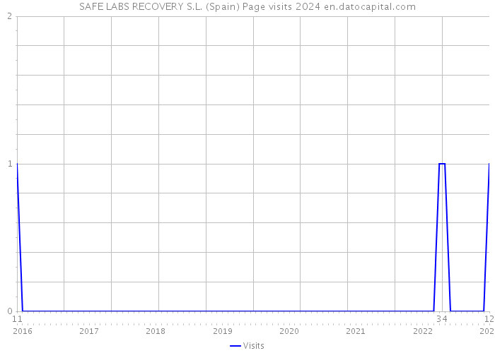 SAFE LABS RECOVERY S.L. (Spain) Page visits 2024 