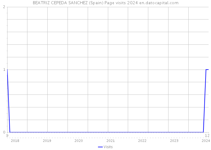 BEATRIZ CEPEDA SANCHEZ (Spain) Page visits 2024 