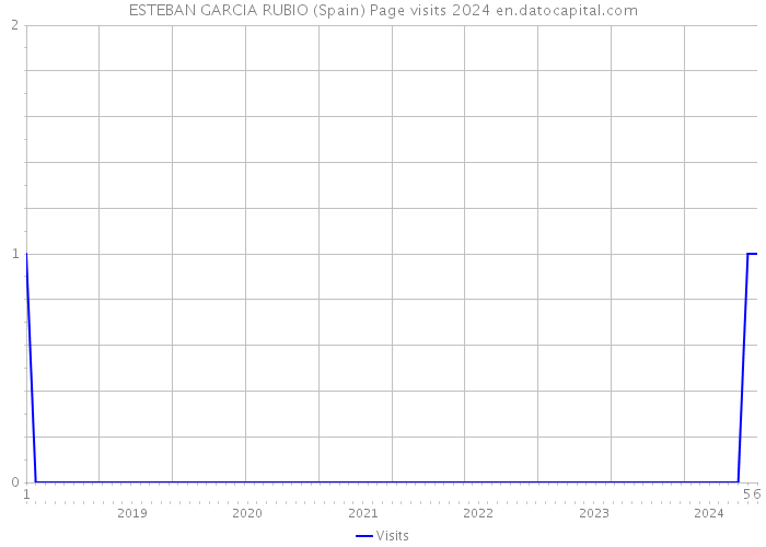 ESTEBAN GARCIA RUBIO (Spain) Page visits 2024 
