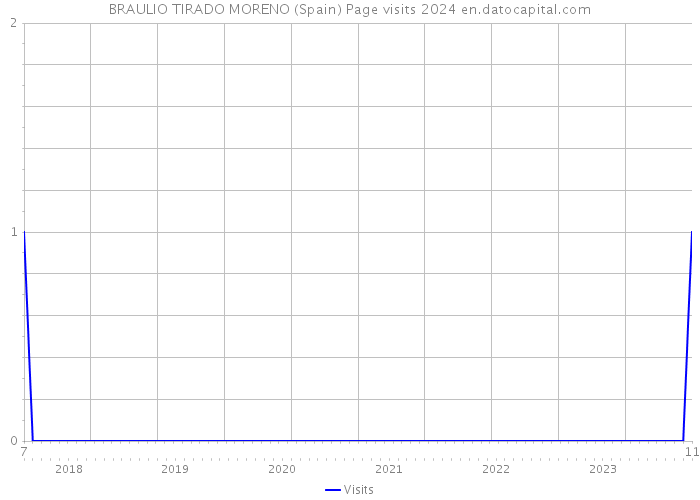 BRAULIO TIRADO MORENO (Spain) Page visits 2024 