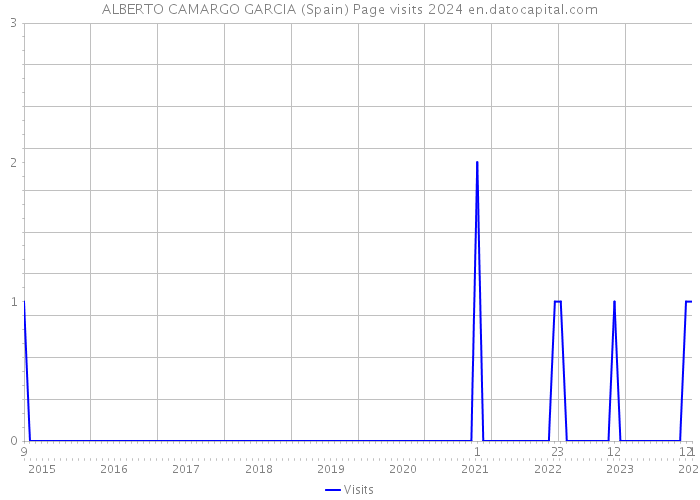 ALBERTO CAMARGO GARCIA (Spain) Page visits 2024 