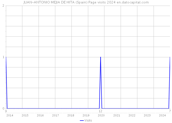 JUAN-ANTONIO MEJIA DE HITA (Spain) Page visits 2024 