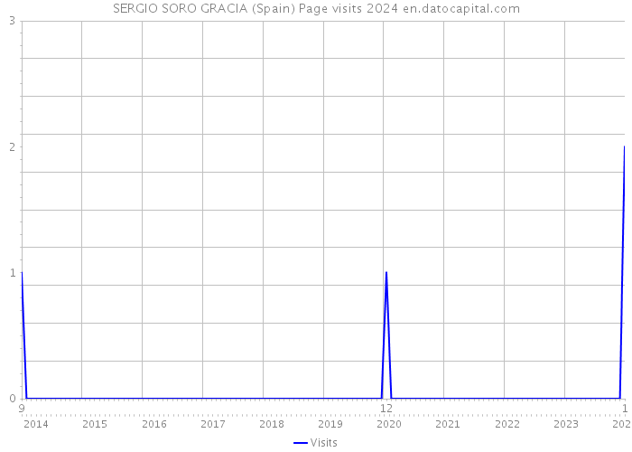 SERGIO SORO GRACIA (Spain) Page visits 2024 