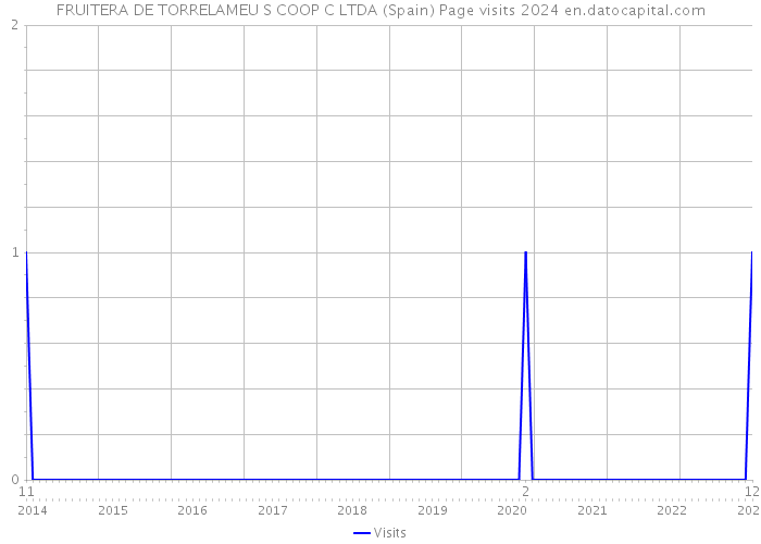 FRUITERA DE TORRELAMEU S COOP C LTDA (Spain) Page visits 2024 
