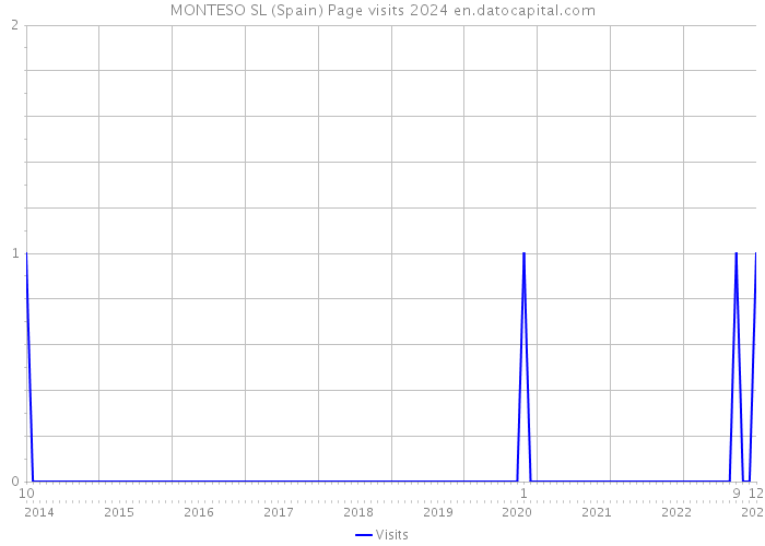 MONTESO SL (Spain) Page visits 2024 