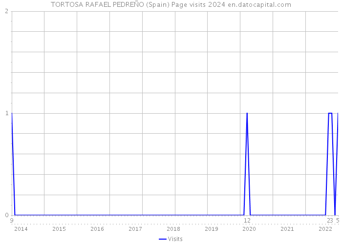 TORTOSA RAFAEL PEDREÑO (Spain) Page visits 2024 