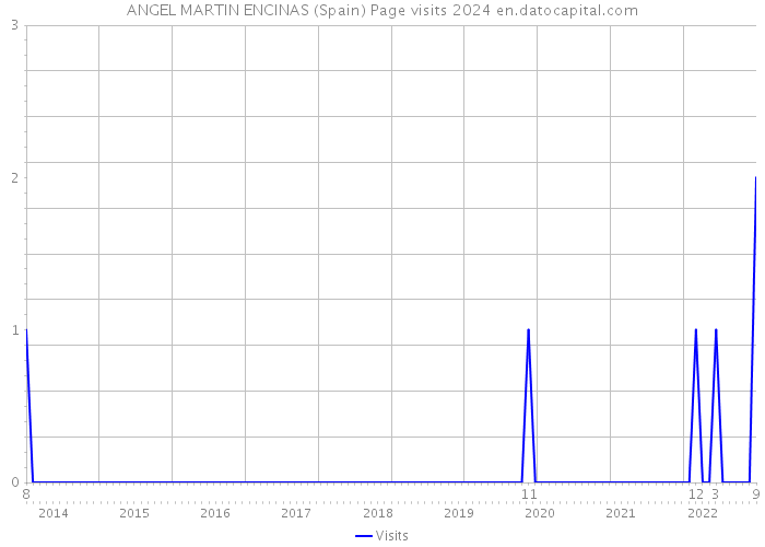 ANGEL MARTIN ENCINAS (Spain) Page visits 2024 