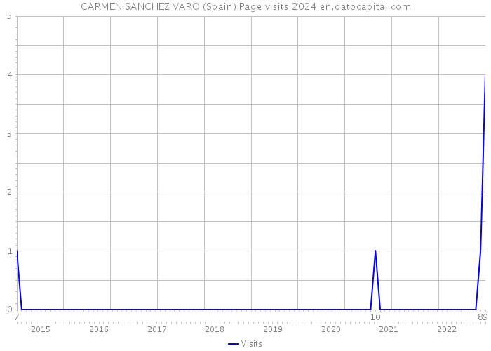 CARMEN SANCHEZ VARO (Spain) Page visits 2024 