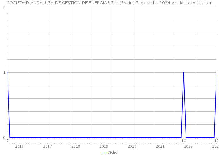 SOCIEDAD ANDALUZA DE GESTION DE ENERGIAS S.L. (Spain) Page visits 2024 