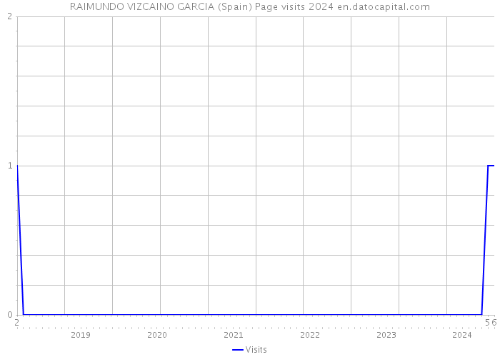 RAIMUNDO VIZCAINO GARCIA (Spain) Page visits 2024 