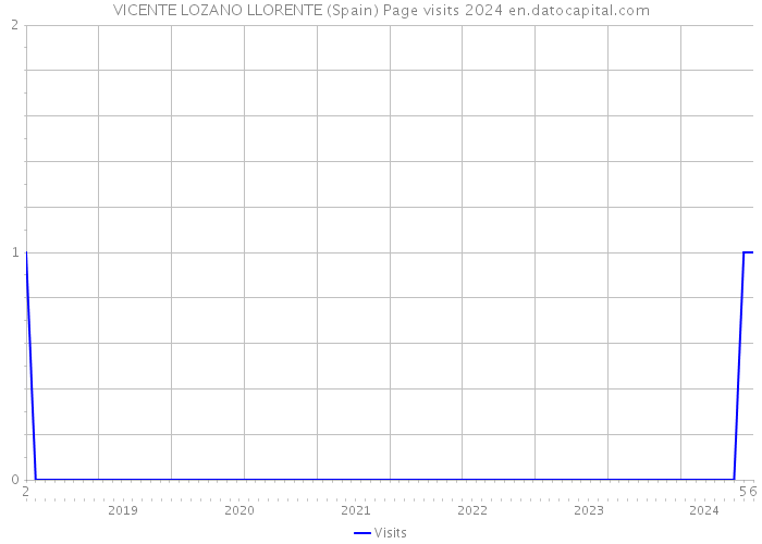 VICENTE LOZANO LLORENTE (Spain) Page visits 2024 