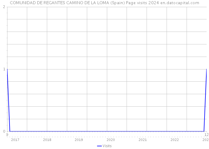 COMUNIDAD DE REGANTES CAMINO DE LA LOMA (Spain) Page visits 2024 