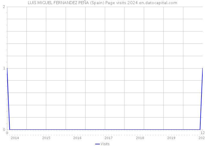 LUIS MIGUEL FERNANDEZ PEÑA (Spain) Page visits 2024 