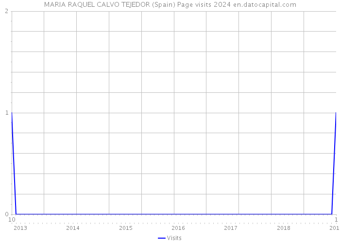 MARIA RAQUEL CALVO TEJEDOR (Spain) Page visits 2024 